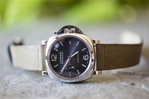 what looks like a Panerai watch